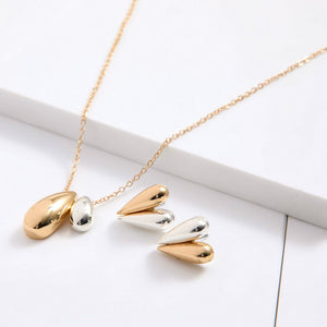 Set De Collar Zafra Dorado I-D