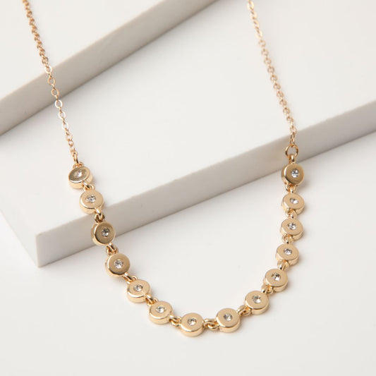 Collar Corto Flowered Psychodelia 5 Dorado Tatienne