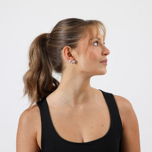 Aros Set Tira Plateado I-D