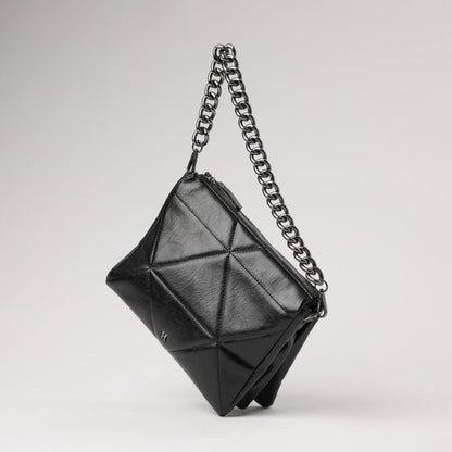 Cartera Hombro Almería Negra Humana