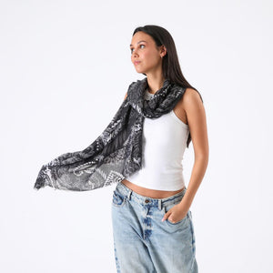 Pañuelo Estampado Sagres Negro Id