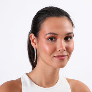 Aros Mediano Soft Plateado Humana