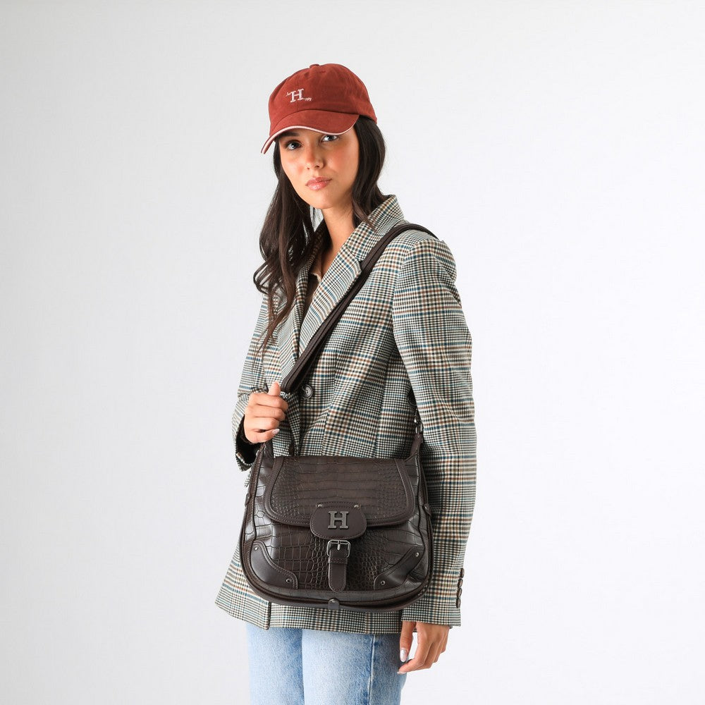 Cartera Bandolera Delfa Café Humana