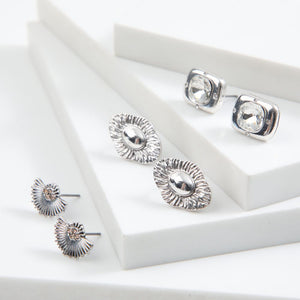 Set De 3 Aros Arc Plateado Tatienne