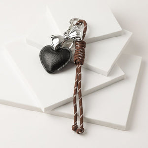 Charm Para Cartera Heart Negro Humana