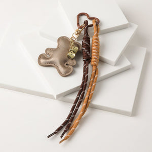 Charm Para Cartera Bear Café Humana