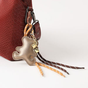 Charm Para Cartera Bear Café Humana