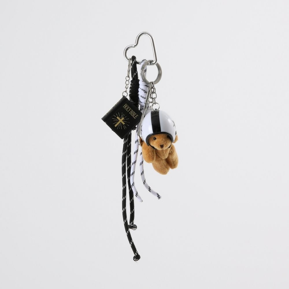 Charm Para Cartera Helmet Blanco Humana