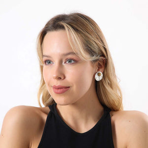 Aros Pegados Índigo Plateados Humana