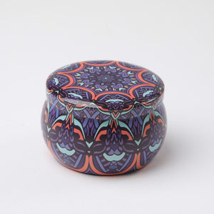 Joyero  Mandala 5 Morado Humana