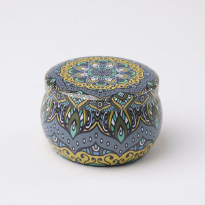 Joyero  Mandala 6 Azul Humana