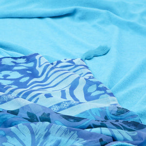 Toalla Reversible Atenas Azul Humana