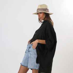 Sombrero Tribal Beige Tatienne