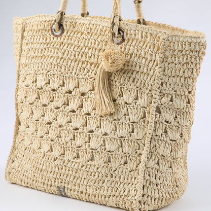 Cartera De Playa Scala Beige Humana