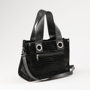 Cartera Bandolera Drina Ecocuero ojetillos Humana