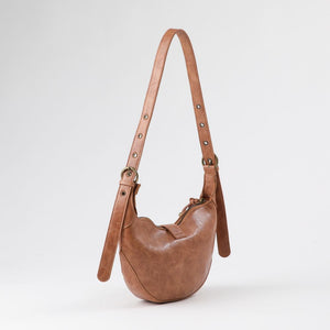 Cartera Hombro Ecocuero Candy Camel Humana