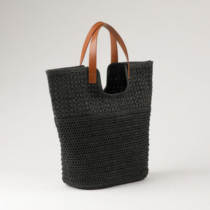 Cartera Playa Hawai Negro Tatienne