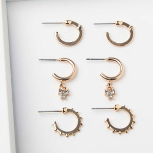 Set Aros Dorados Essential Basic Humana