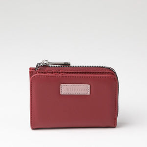 Billetera mediana Ilya Nylon burdeo Tatienne