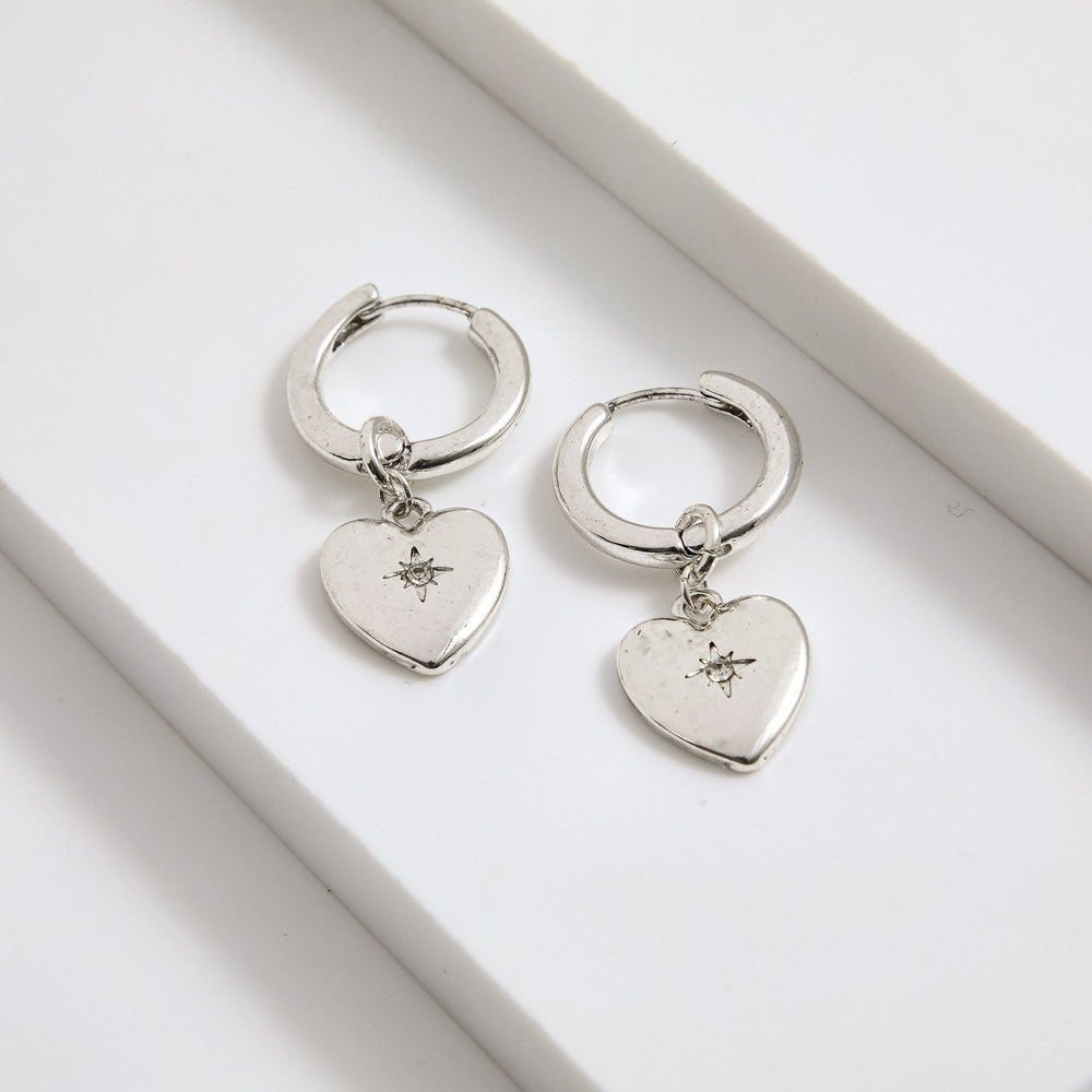 Aros Argollas Ona Plateado I-D
