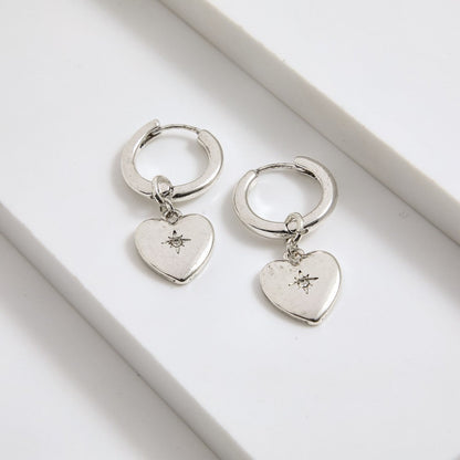 Aros Argollas Ona Plateado I-D