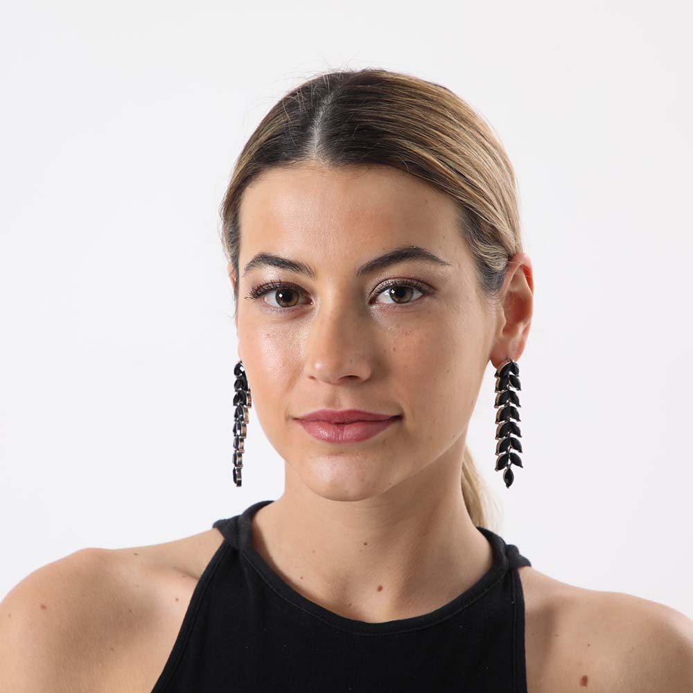 Aros Largo Abedul Negro Humana