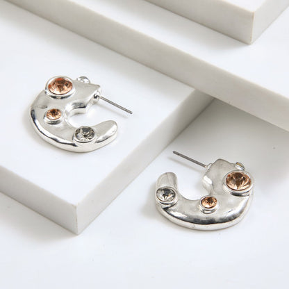 Aros Argollas Senn Plateado Humana