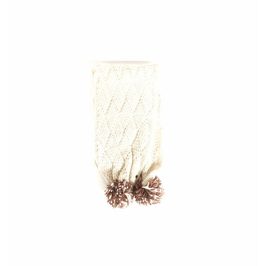 Tatienne bufanda beige rombos