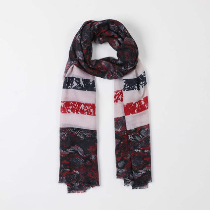 Pañuelo Estampado Snake Rojo i-D