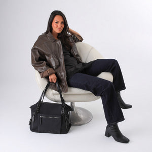 Cartera Hombro Vittoria Negro Humana