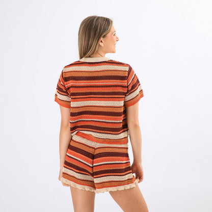 Camisa Laura Orange Humana