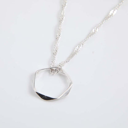 Collar Corto Motley Plateado i-D