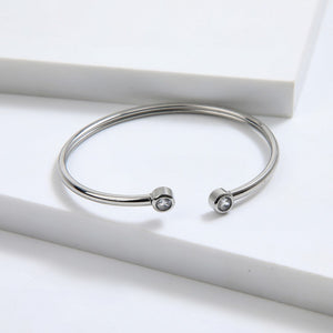 Brazalete Pulsera Malika Silver Humana