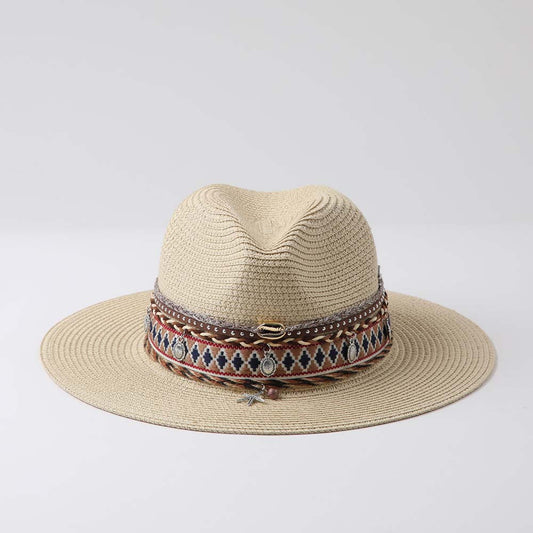 Sombrero Tribal Beige Tatienne