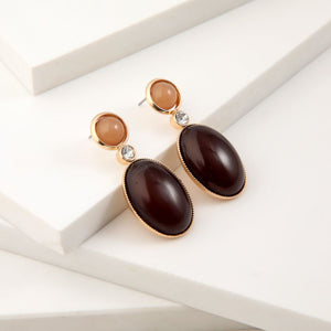 Aros Mediano Punchy Paisley Dorado i-D