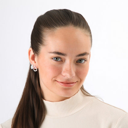 Set De Aros Ula Plateado I-D