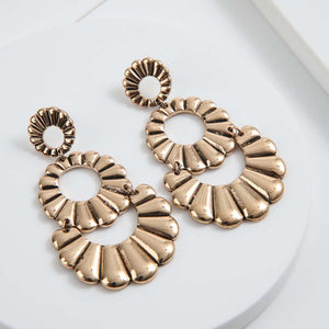 Aros Largo Content Dorado i-D