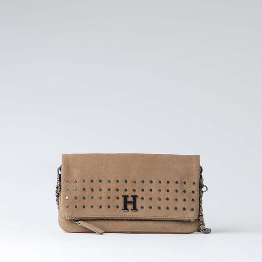 Cartera Cruzada Folded Beige Humana
