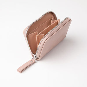 Billetera chica Adela Ecocuero rosado ID