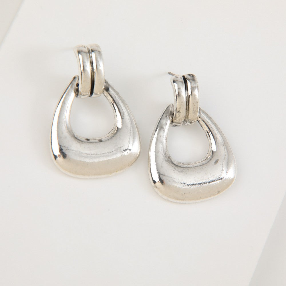 Aros Medianos Ilen Plateado Humana