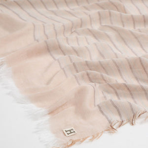 Pañuelo Liso Iker Lineas Beige Humana