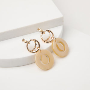 Aros Mediano Apricot Crush 14 Dorado Tatienne