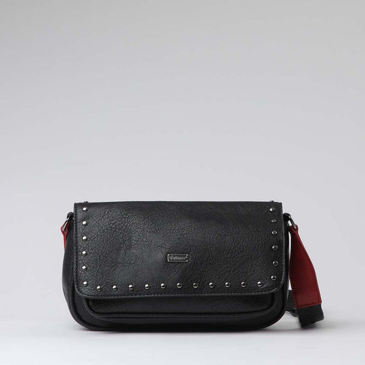 Cartera Cruzada Ash Negra Tatienne