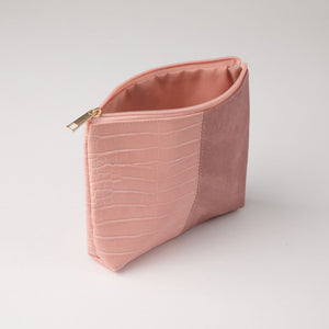 Cosmetiquero Cometa Ecocuero rosado ID