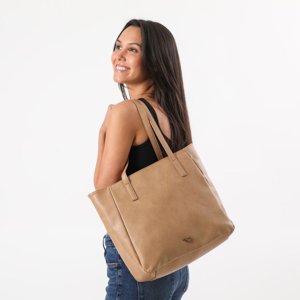 Cartera Hombro Tamariu Beige Tatienne