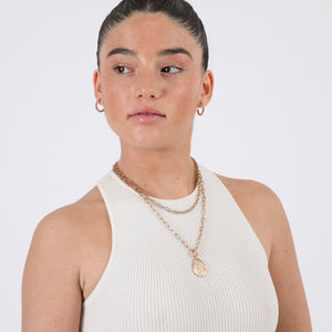 Collar Coss Dorado ID