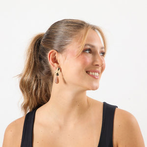 Aros Mediano Apricot Crush 12 Dorado Tatienne