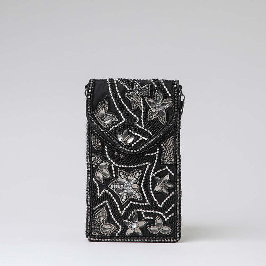 Cartera Mini Bag Stars Negra Humana