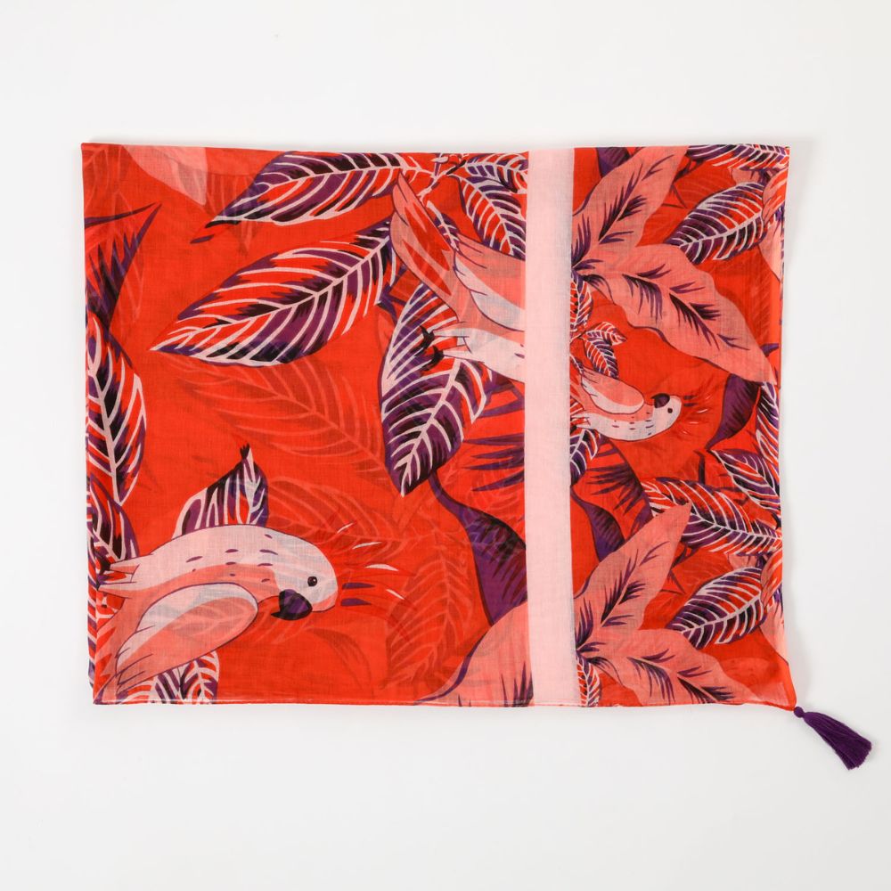 Pareo Estampado Mallorca Naranjo i-D