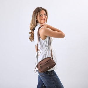 Cartera Cruzada Harper Brown Tatienne